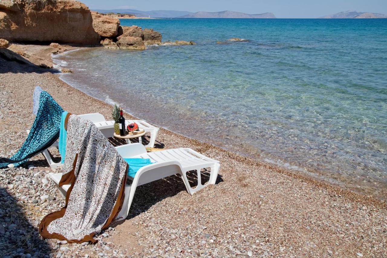 Aroura Homes 4Br Beachfront Villa سبيتسيس المظهر الخارجي الصورة
